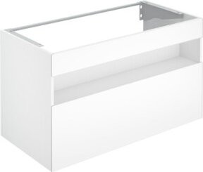 Keuco Waschtischunterschrank Stageline in Weiß glänzend, B/T/H: 100 x 49 x 62,5 cm - Bild 1