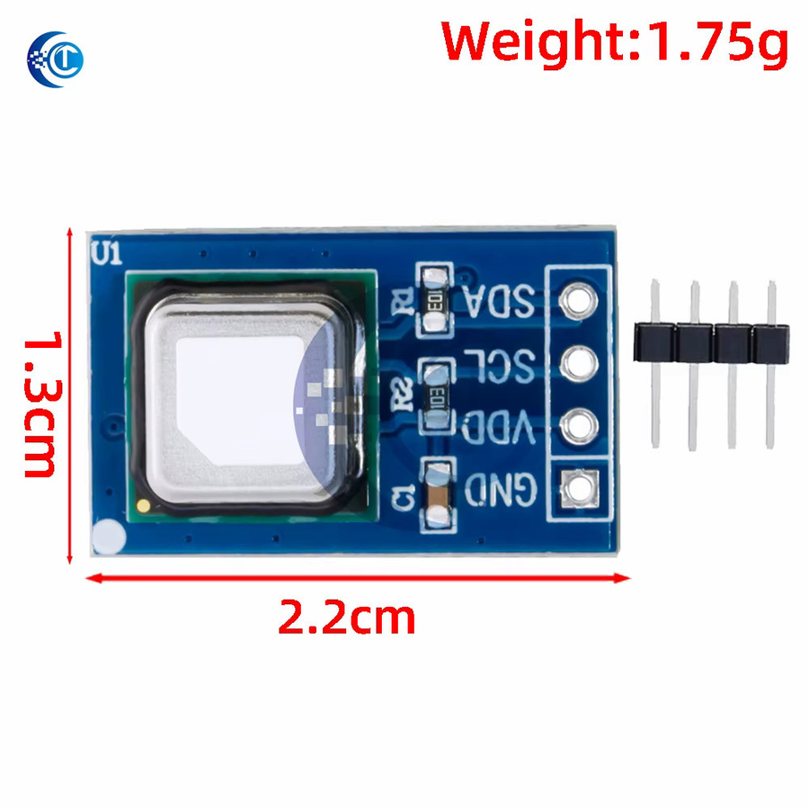 EGBO SCD41 SCD40 Gas-Sensor-Modulplatine zur Messung von CO2, Temperatur und Luftfeuchtigkeit mit I2C-Kommunikation - Bild 2