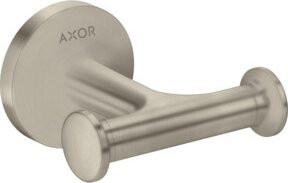 Hansgrohe Axor Handtuchhaken doppelt zur Wandmontage in Brushed Nickel/Silber - Bild 1