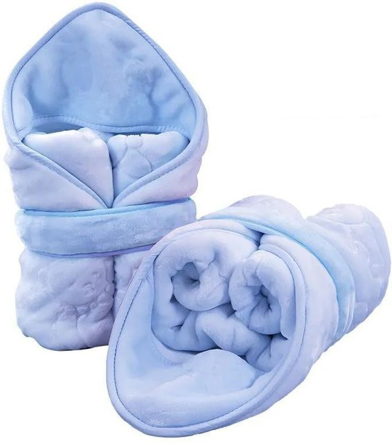WTEMPO Baby-Steppdecke für Neugeborene, weiß, B/B: 90 x 90 cm - Bild 1