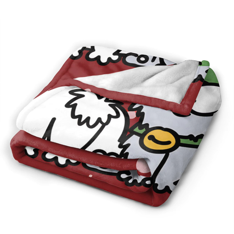 Potdemiel Flanell Decke mit Cartoon Simons Katze Design, weiche Kuscheldecke aus Polyester für Couch und Bett - Bild 5