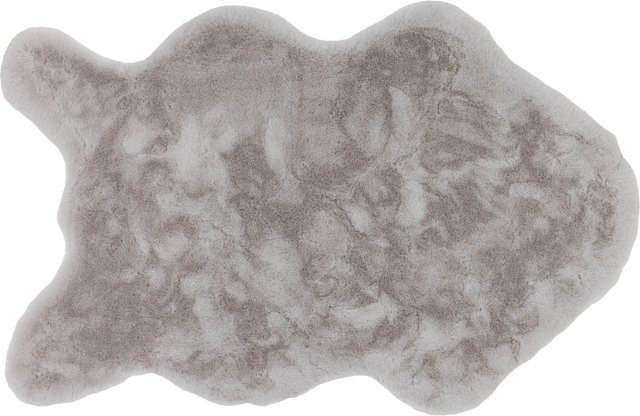 Schöner Wohnen Kunstfell Tender Shape Silber B: 90 cm, T: 60 cm - Bild 1