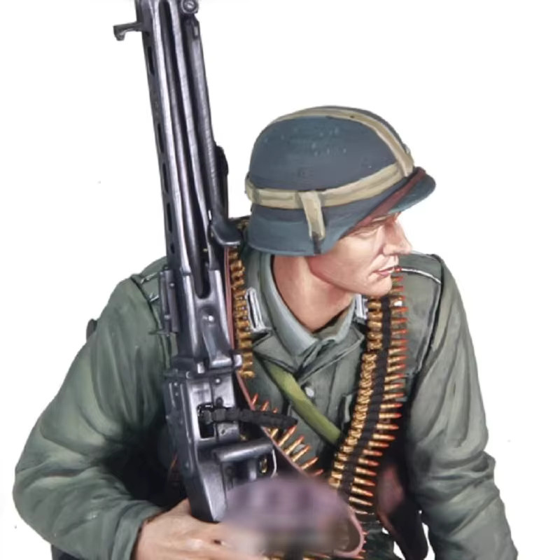GK Infantry Division MG42 Captain, Modellbausatz, 1:16, Resin, unbemalt - Bild 2