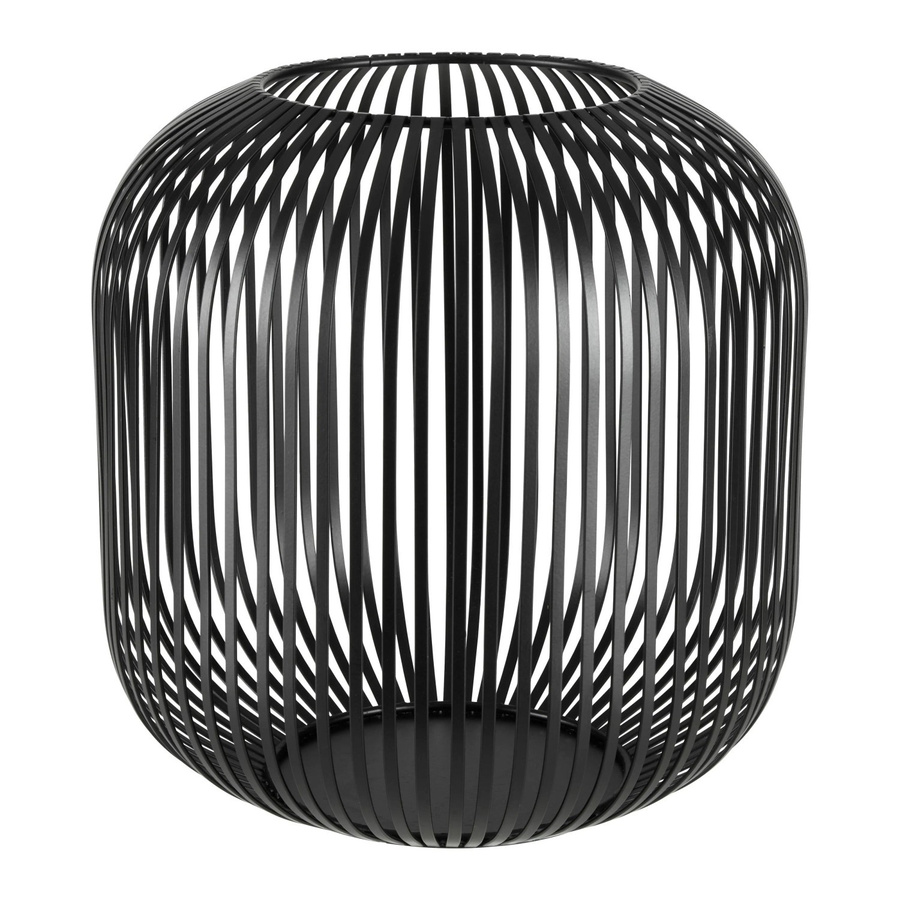 Premium Living Laterne Jola in Schwarz aus Metall für Teelichter - Bild 2