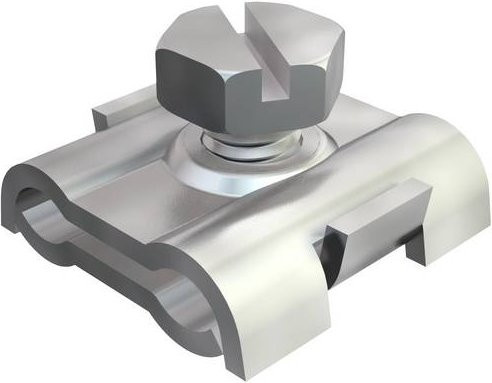 OBO Bettermann Drahtseilklemme Connector aus Metall in Silber, 100 Stück - Bild 1