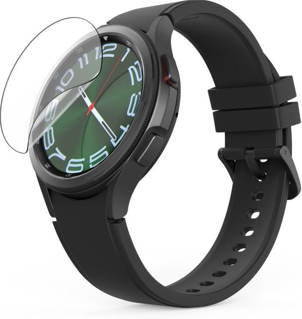 Hama Hiflex Displayschutz transparent für Samsung Galaxy Watch6 Classic, 43 mm - Bild 1