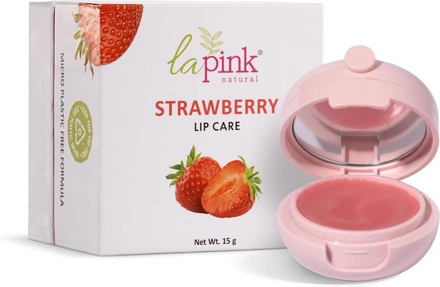 La Pink Strawberry Lippenbalsam, 15 g, White - Bild 1
