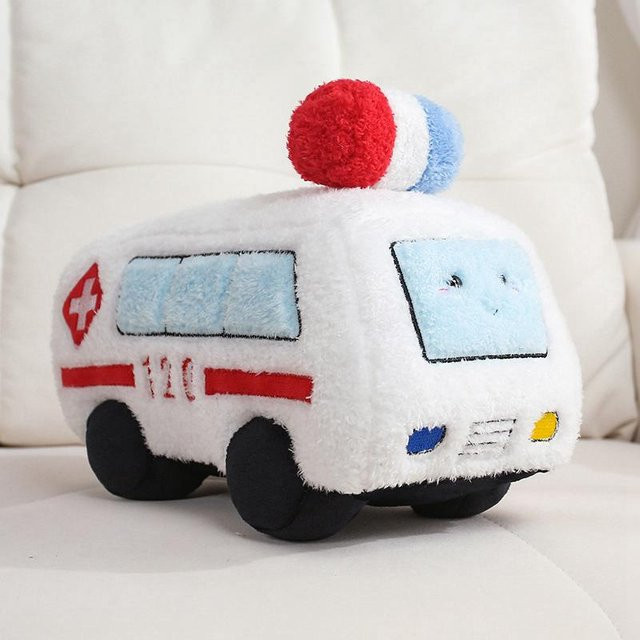 Yiran Health & Beauty Transport Auto Panzer Feuerwehrauto, Plüschtiere, Weiche Plüschtier Puppe - Bild 1