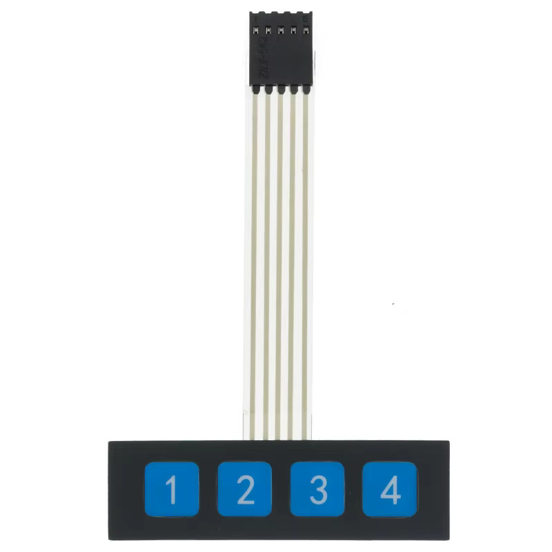 YANXD Membranschalter Matrix Array Tastatur DIY Kit mit 4, 12, 16 oder 20 Tasten in den Konfigurationen 1x4, 3x4, 4x4 oder 4x5 - Bild 2
