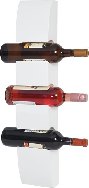 MCW Weinregal Millau Wandregal aus Holz in Weiß, B/H/T: 54 x 13 x 9 cm - Bild 1
