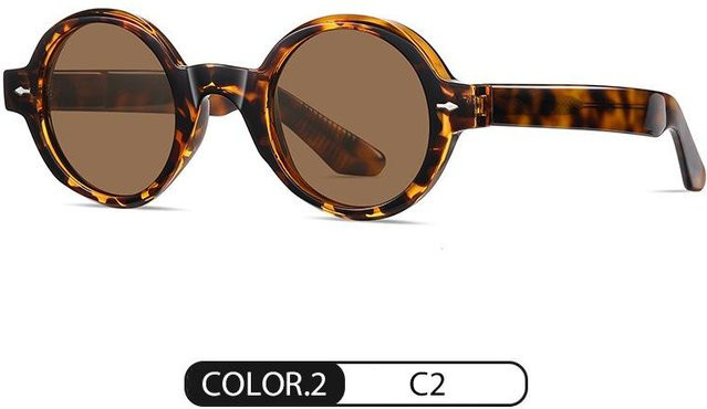Binchi Outdoor Equipment Sonnenbrille, Rund, Tr90, Braun, Herren - Bild 1