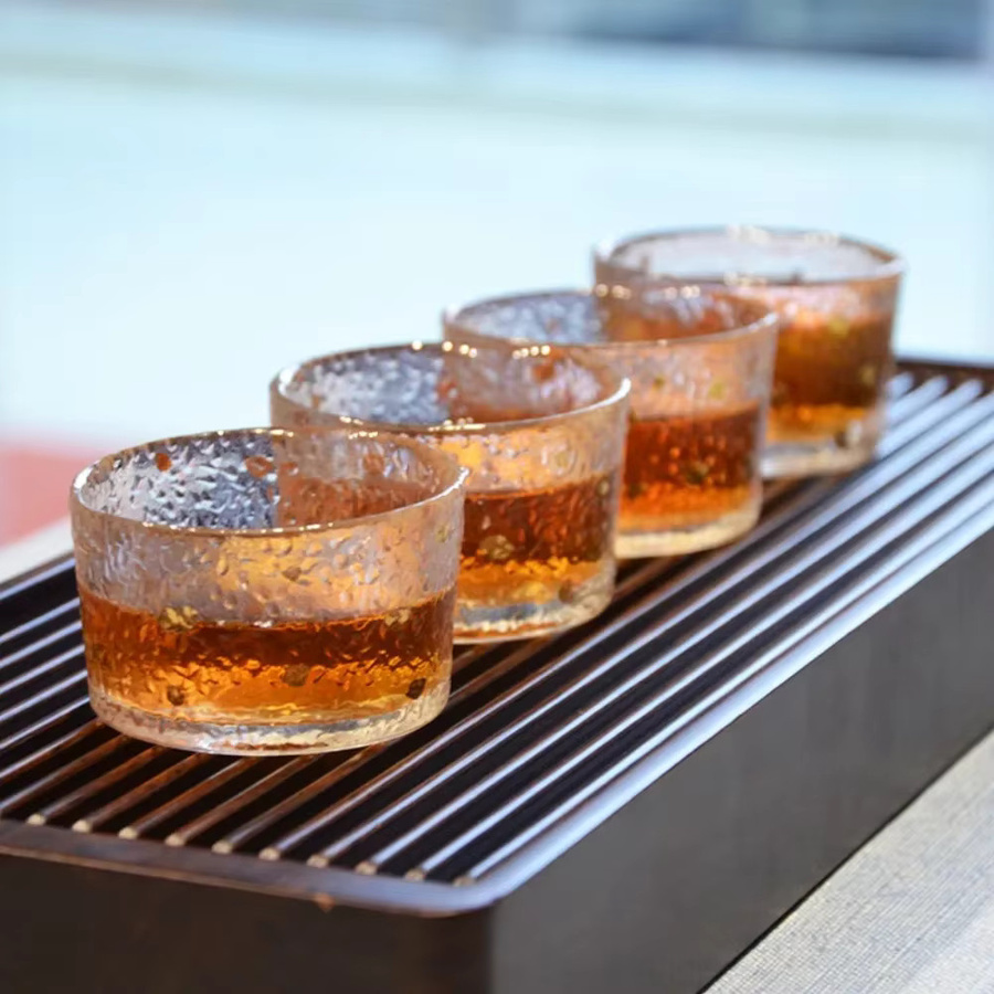 Fuji Bergglas Tasse im japanischen Stil aus hitzebeständigem Stein-Glas, transparent - Bild 3