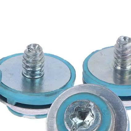 4 Stück blaue Isolationsösen-Schrauben als vibrationsdämpfende Halterung für HP 3,5-Zoll-Festplatten - Bild 2