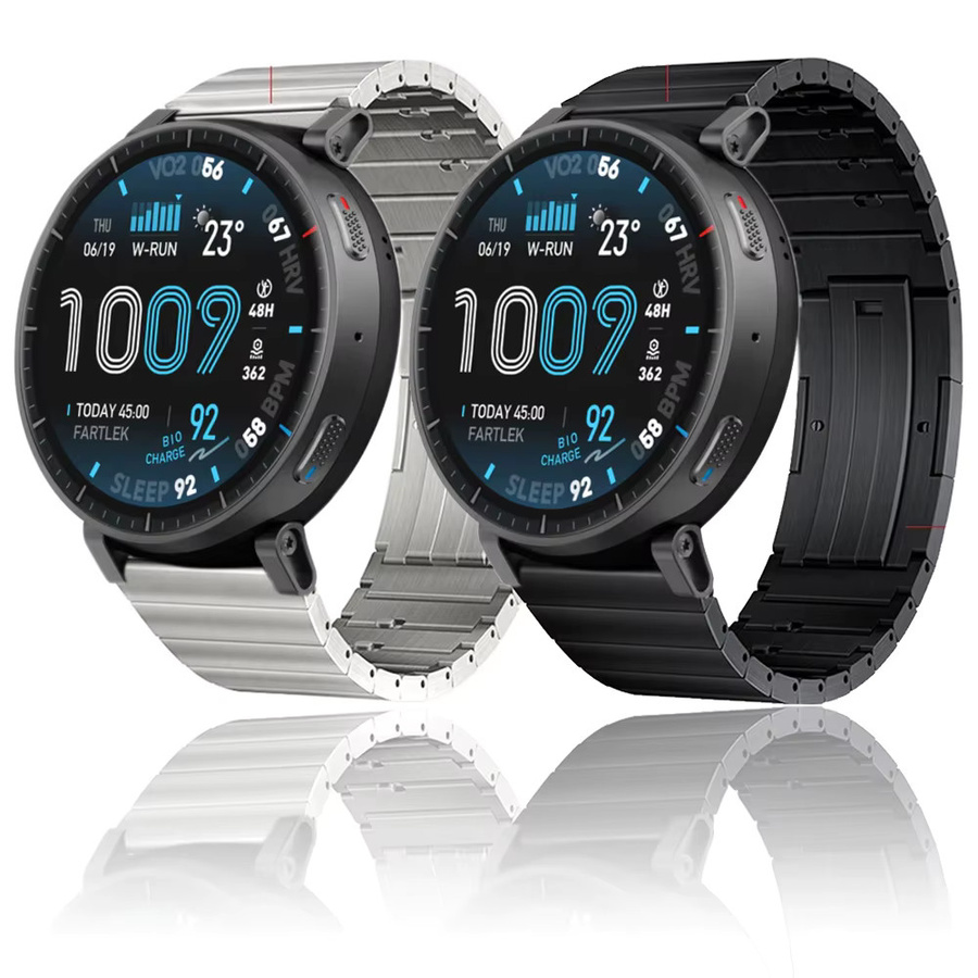 Amazfit Uhrenarmband Titan, 22 mm, black, Unisex - Bild 4