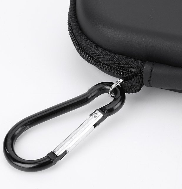 EVA-Hartschalenkoffer mit Karabiner für Trimui Smart Pro in Schwarz - Bild 1