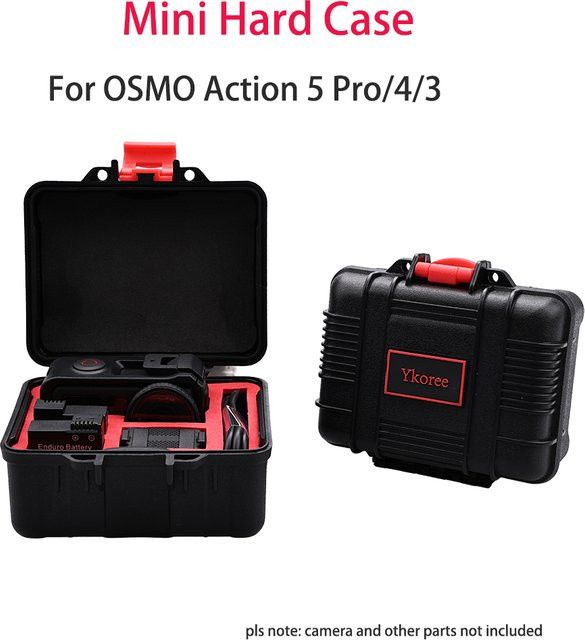 Tragbare Kameratasche für DJI Osmo Action 5 Pro, 4 und 3 in Schwarz - Bild 1