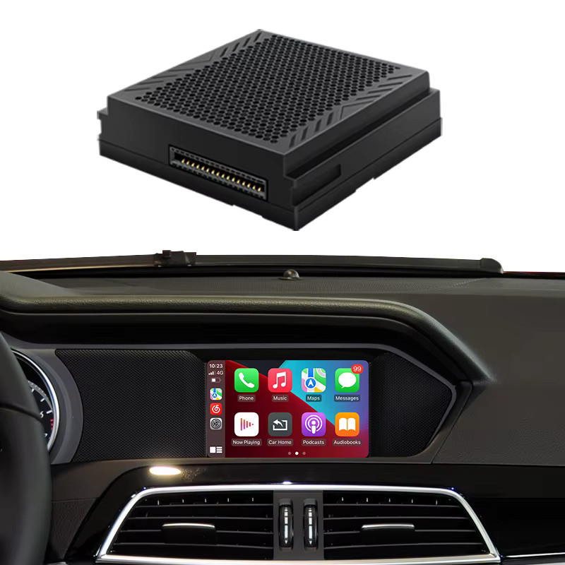 AUTOABC Drahtloses CarPlay und Android Auto Modul für Mercedes Benz A B C E Klasse W246 W176 GLK W204 X204 ML NTG4.5 in Schwarz - Bild 4