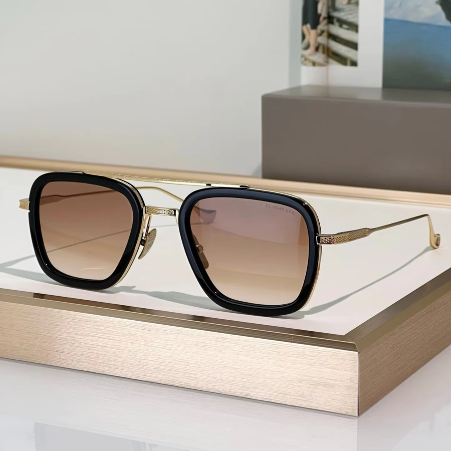 ABALMAY DT FLIGHT 006 Sonnenbrille, Vollrand, Square, Unisex, black - Bild 1