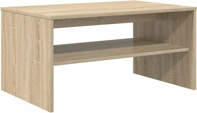 vidaXL Couchtisch modern in Sonoma Eiche, beige, B/T/H: 80 x 50 x 40 cm - Bild 1