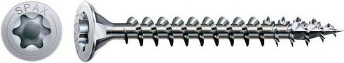 Spax Holzschraube mit T-Star Plus Antrieb, verzinkter Stahl, Farbe Silber, Durchmesser: 4 mm, Länge: 25 mm, 200 Stück - Bild 1