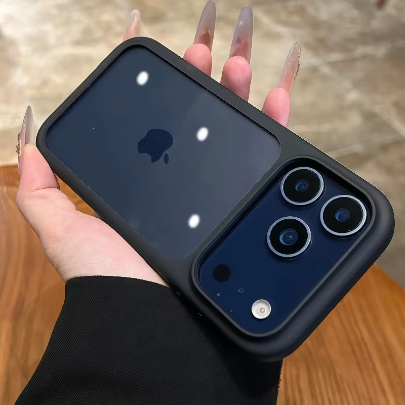 EIENACOCO Schutzhülle für iPhone 17, 17 Pro und 17 Pro Max aus Silikon und transparentem Hartplastik in Blau - Bild 2