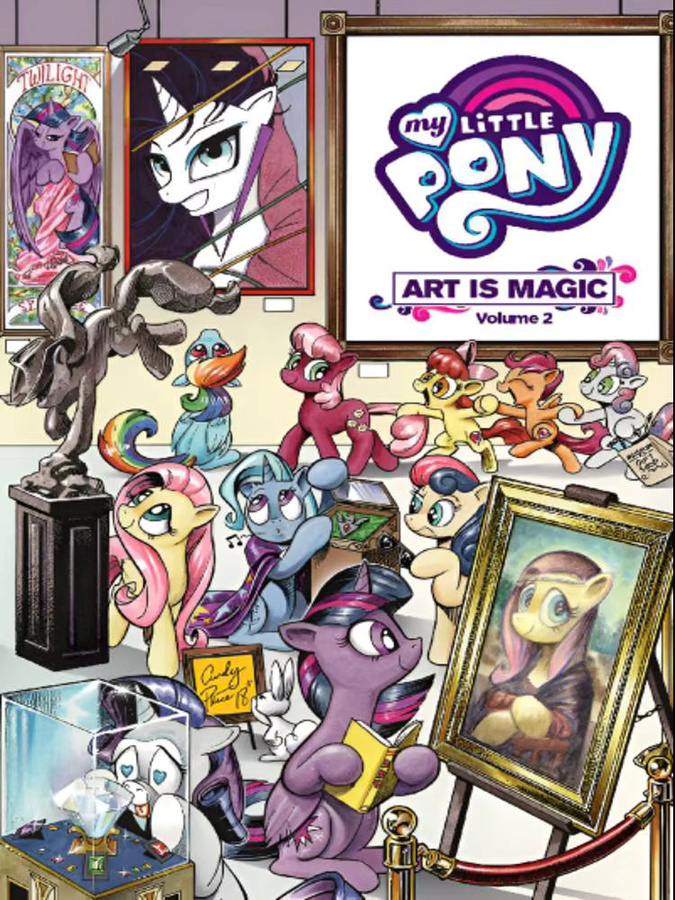 Selbstklebendes Wandbild My Little Pony Cartoon Poster, Wasserdichter Wandaufkleber in Mehrfarbig, Rechteckiges Motiv für deine Zimmerdekoration - Bild 4