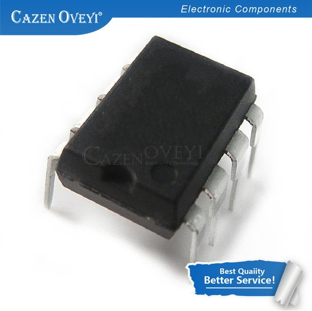 10er Set CazenOveyi NE555P NE555N Timer IC Chips im DIP-8 Gehäuse in Schwarz - Bild 1