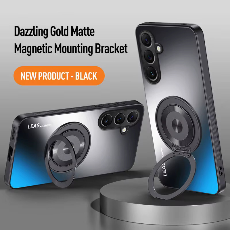 Magnetische Handyhülle mit Ringständer von szHAIyu für Samsung Galaxy S26 Ultra S25 Edge S24 FE S23 S22 S21 Plus A57 A37 A17 A07 A56 A36 A55 in Schwarz und Lila - Bild 3