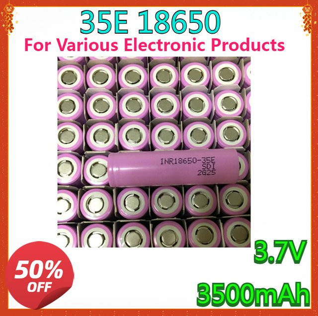 LISM INR18650-35E Lithium-Ionen-Akku, 3,7 V, 3500 mAh, 20 A - Bild 1