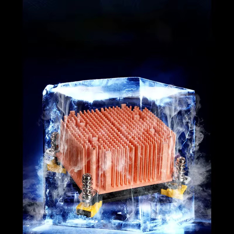 Hochleistungs-Kühlkörper aus reinem Kupfer mit Pin-Säulen-Struktur für CPU-Chips und DIY-Projekte - Bild 3