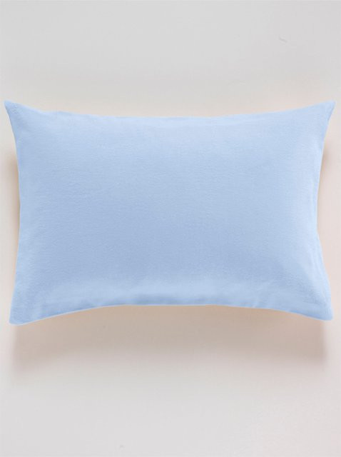 Biberna Bettwäsche Set aus 100% Baumwolle in Blau mit Kissenbezügen und Nackenrollenbezügen - Bild 1