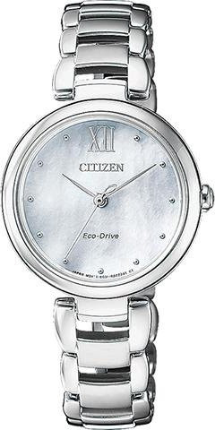 Citizen Armbanduhr, Solar, Edelstahl, Saphirglas, Damen - Bild 1
