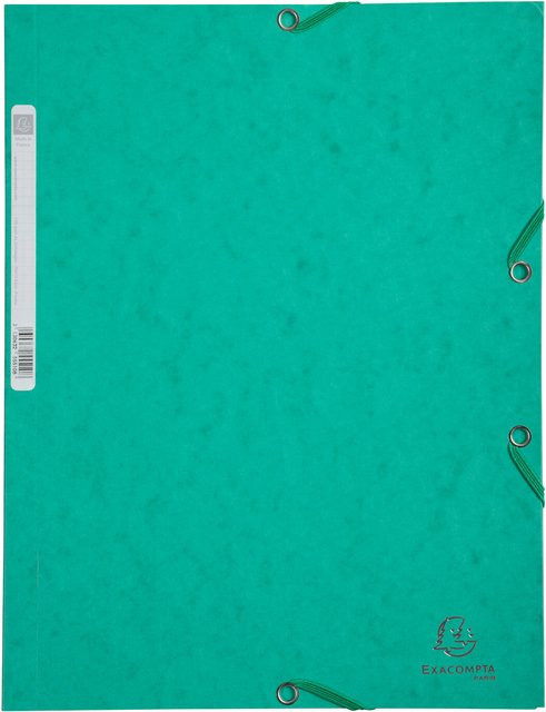 Exacompta Sammelmappe A4 mit Gummizug in Grün - Bild 1