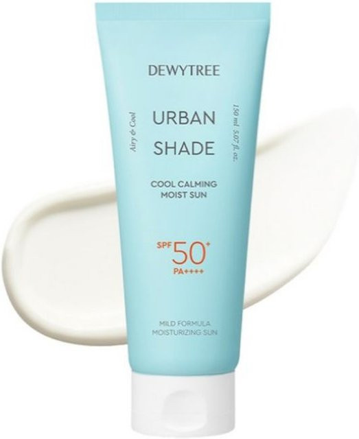 DEWYTREE Urban Shade Cool Calming Sonnencreme LSF 50+, 150 ml, Empfindliche Haut - Bild 1