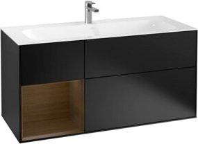 V&B Waschtischunterschrank Finion in Blau lackiert, B/T/H: 119,6 x 49,8 cm - Bild 1