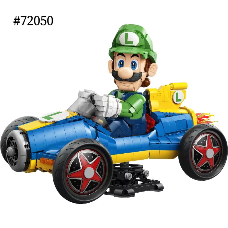 Super Mario Luigi, Auto-Modell-Bausatz, 2234 Teile - Bild 1