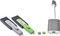SMARTKEEPER Mini DisplayPort Lock MD04 mit Mini Lock Key U04 Einsteckschloss in Grün und Multicolour - Bild 1