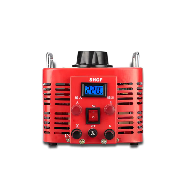 Variabler Variac Transformator Spannungsregler 0-300V AC mit 220V Eingang, Rot - Bild 2