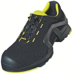 Uvex Halbschuhe Support S1P Schwarz Gelb Größe 48 Weite 10 - Bild 1