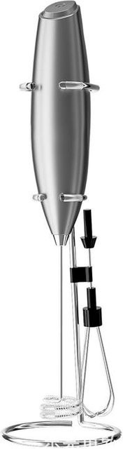 Elektrischer Handheld Milchaufschäumer METJMA Schaumschläger Kaffeequirl und Getränkemixer in Schwarz KC0471 - Bild 1