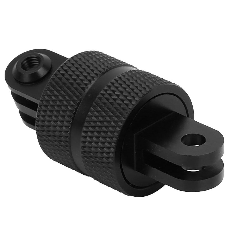Andoer 360 Grad drehbarer Schwenkarm-Halterungsadapter aus Aluminium in Schwarz für Hero 6/5/4/7 - Bild 7
