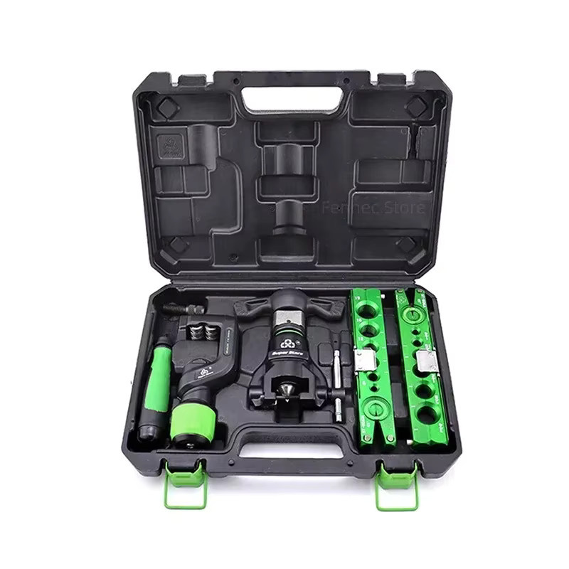 DSZH Doppelzweck Kupferrohr-Expander Set ST-806FT-L mit Taschenlampe für Klimaanlagen und Messing-Werkzeuge - Bild 3