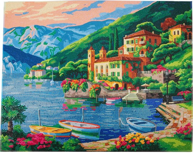 Craft Buddy Diamond Painting Crystal Art Kit Gardasee ab 8 Jahren - Bild 1