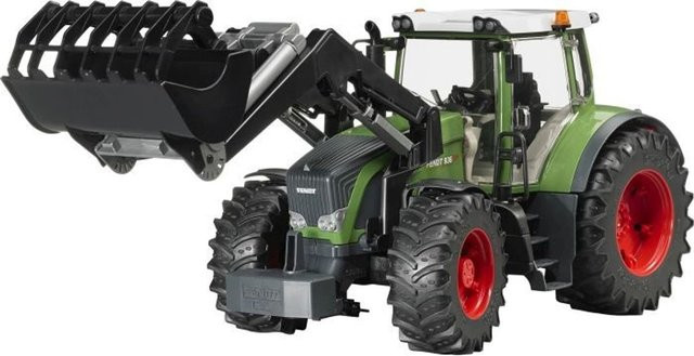 Bruder Fendt 936 Vario mit Frontlader Traktor grün - Bild 2