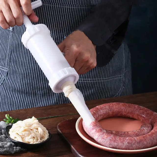 SAFEBET Kunststoff-Abfüllmaschine für Wurst und Fleisch in Weiß - Bild 1