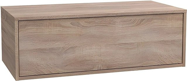 Vente-unique Waschbeckenunterschrank Teana Wandmontage Beige Breite: 94 cm - Bild 1