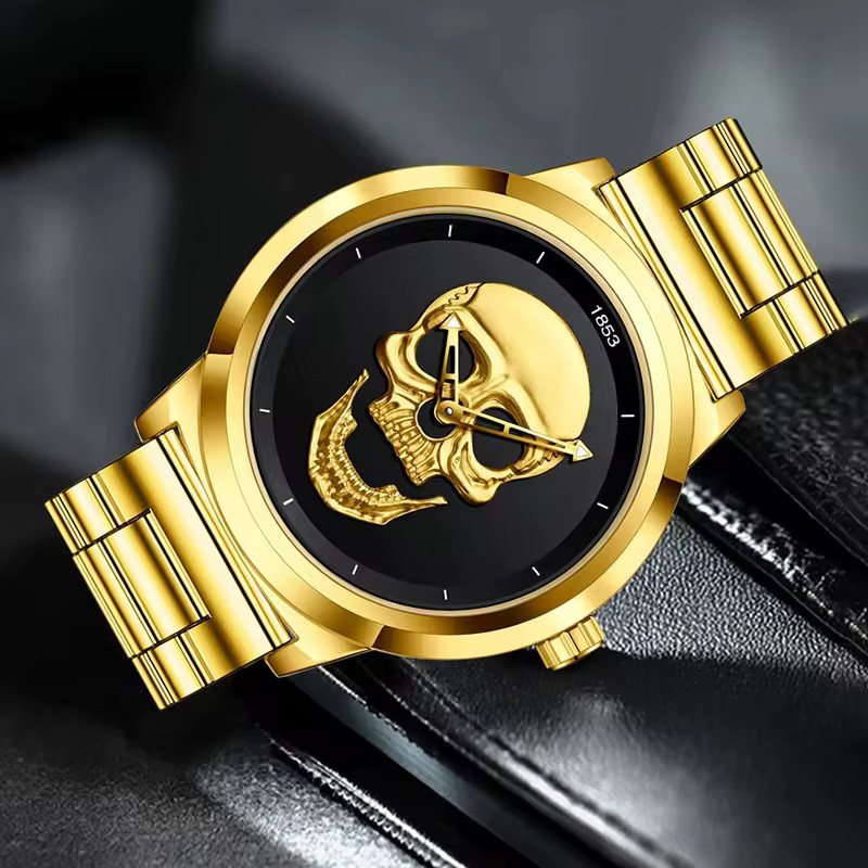 LIGE Armbanduhr Quarz, Edelstahl, Schwarz, Herren - Bild 3