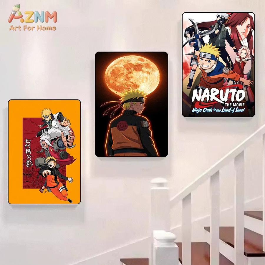 KAYOU Naruto Shippuden Anime Charakter Leinwandgemälde als ungerahmter Wandkunstdruck in Mehrfarbig - Bild 5