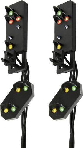 Viessmann Modelltechnik 4751 H0 Lichtsignal mit Vorsignal Ausfahrsignalköpfe, DB, 1:87 - Bild 1