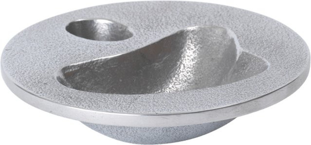 Ferm Living Deko Schale Niche aus Aluminium in organischer Form, Durchmesser: 9 cm - Bild 1